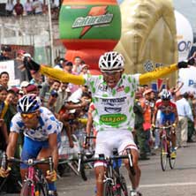 Resultados cumplida la VIII etapa  XLII Vuelta Ciclista al Tachira.